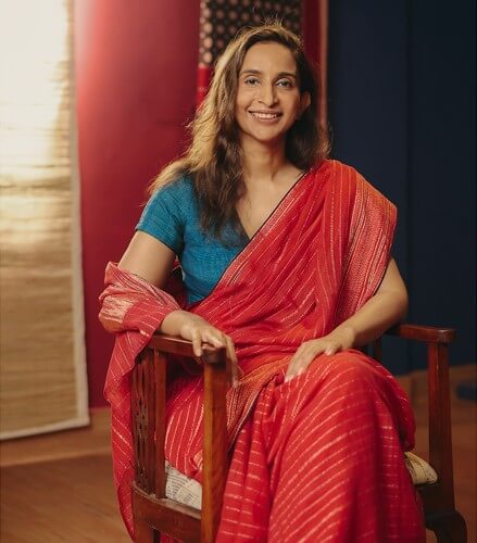 Ally Matthan, founder, The Registry of Sarees.
