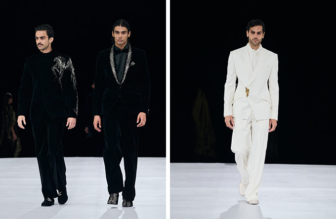 Menswear as always scored a high in the making.
