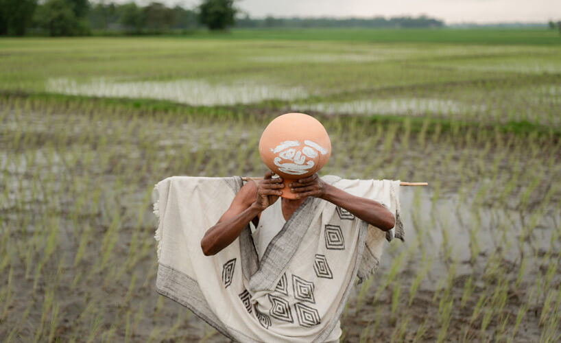 A campaign shot from Jagrity Phukan's Eri-focused collection.

