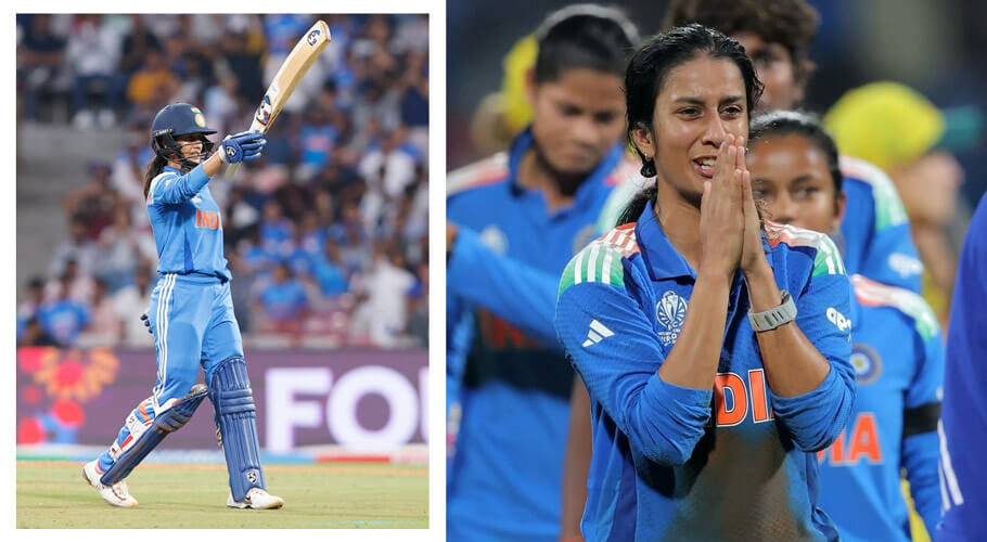 Rodrigues on ground at the recently concluded Women's Cricket World Cup 2025.