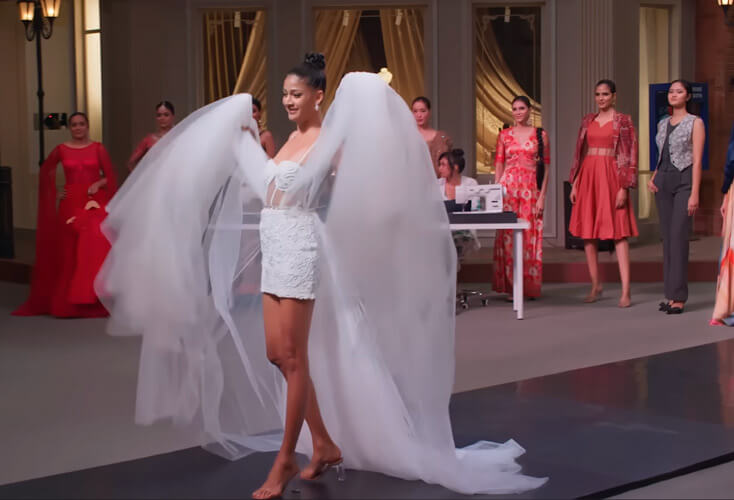 A glimpse from one of the fashion pitches on the show.