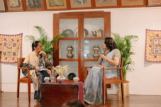 Bandana Tewari in conversation with Radhikaraje Gaekwad.