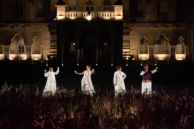 The musical line-up featured Raja Kumari, Monica Dogra and Kutch’s Mooralala Marwada.