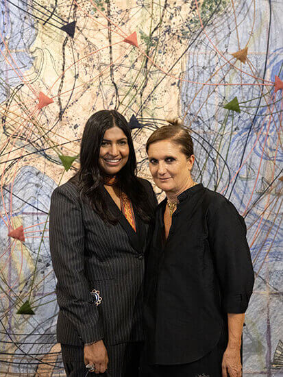 Karishma Swali and Maria Grazia Chiuri.