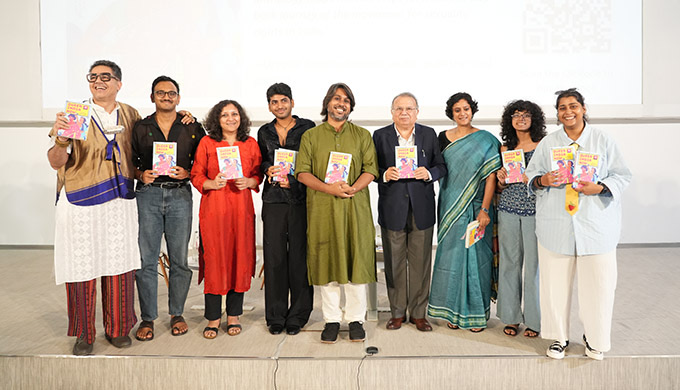At the launch of Queer India Now.