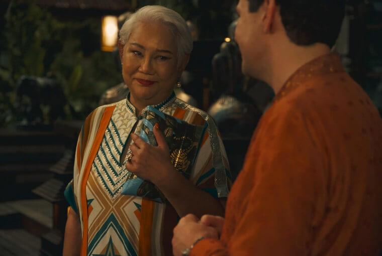 Label Verandah's kaftan spotted in The White Lotus season three.
