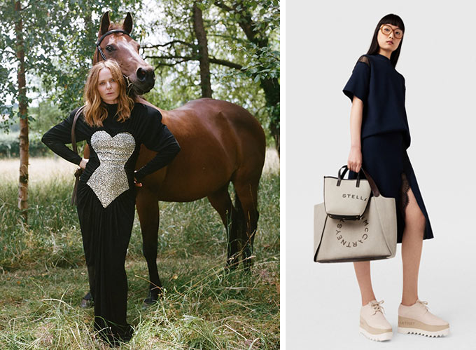 The Stella McCartney Ryder bag, a cruelty-free vegan leather handbag.
