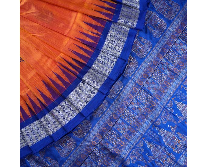 A Bomkai sari from Odisha.Priyadarshini Handloom
