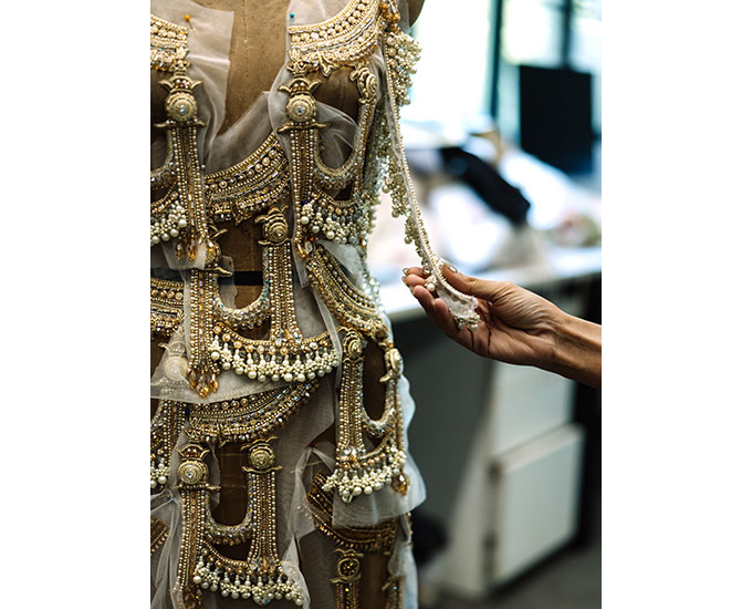 As embroiderers, design teams and textiles move across ateliers, so do ideas and inspiration.