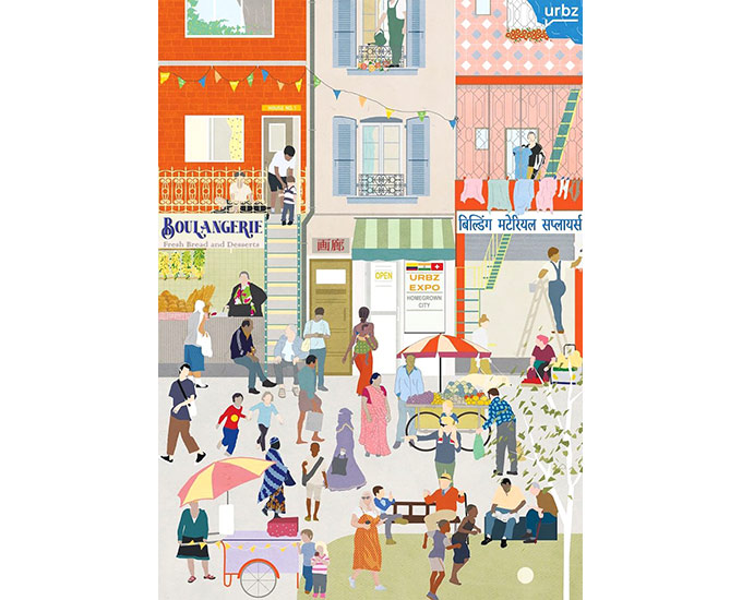 Illustration from the book 'The Homegrown City: Reclaiming the Metropolis for Its Users'.