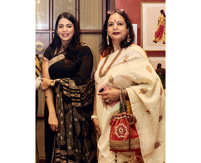 (L-R) Devika Narain and Priti Narain.