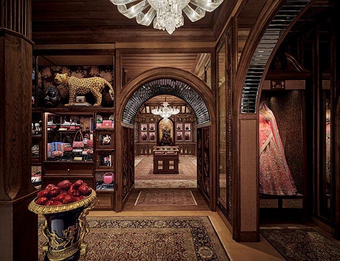 Mukherjee's new store in Delhi is his largest yet.