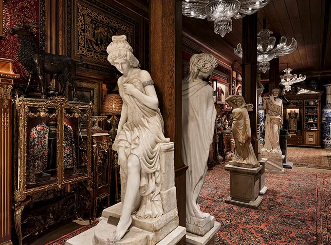 Each object and artwork in the store is placed with deliberation.